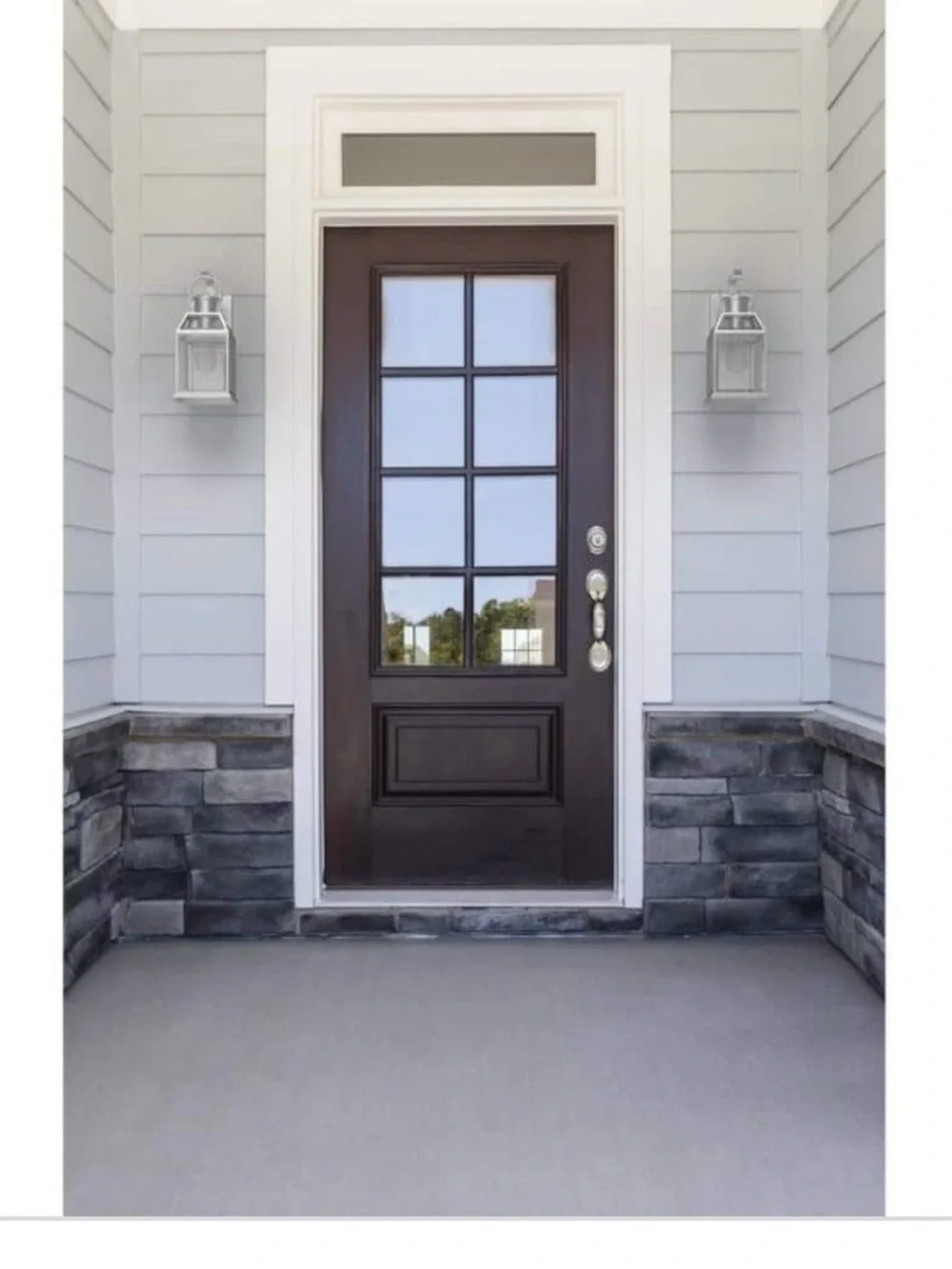 New Progress Lighting canton heights stainless steel Outdoor Wall Lantern
